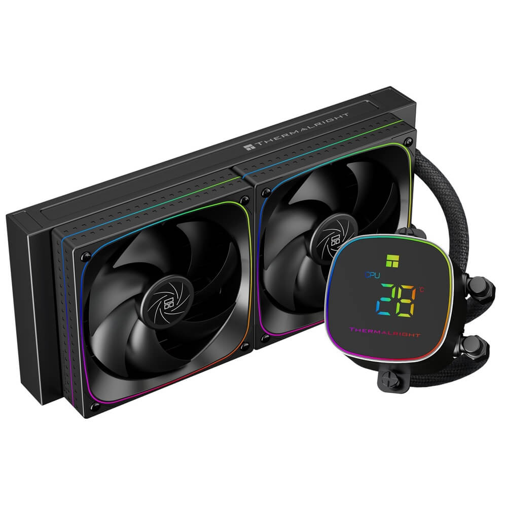 თხევადი გაგრილება Thermalright TR-FH-240-DIG-B-ARGB, 120mm, 2000Rpm, Liquid Cooling, Black