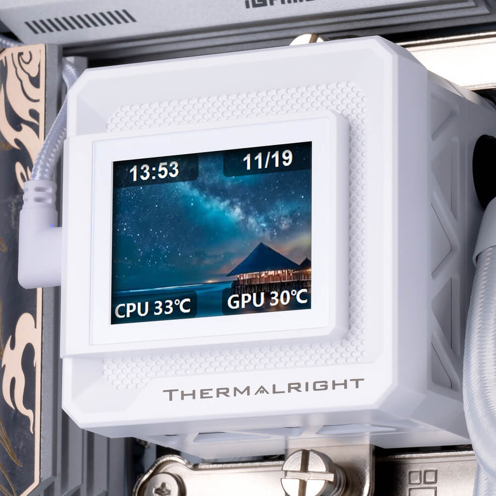 თხევადი გაგრილება Thermalright TR-FW-SE-240-W-ARGB, 120mm, 2000Rpm, Liquid Cooling, White