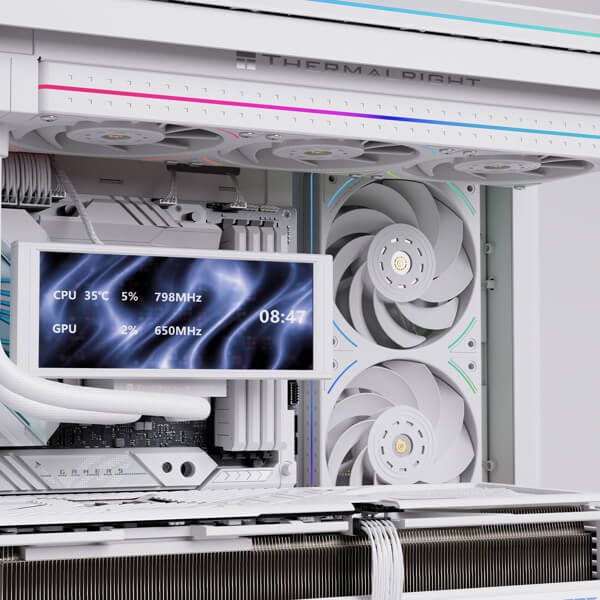 Case Fan Thermalright TL-UB36RW, 120mm, 2150Rpm, White