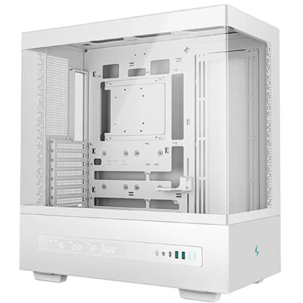 Computer Case Deepcool CH690 DIGITAL WH, Micro-ATX, Mini-ITX, 2xUSB3.0, 1xType-C, White
