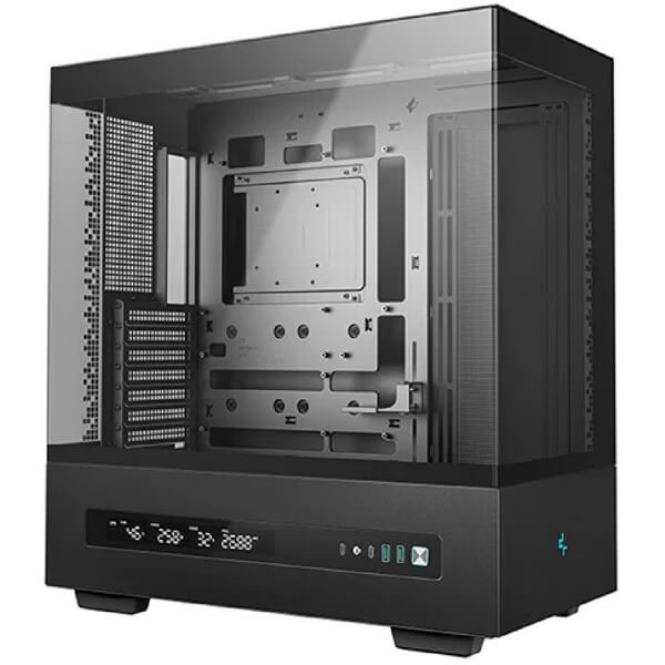 Computer Case Deepcool CH690 DIGITAL, Micro-ATX, Mini-ITX, 2xUSB3.0, 1xType-C, Black