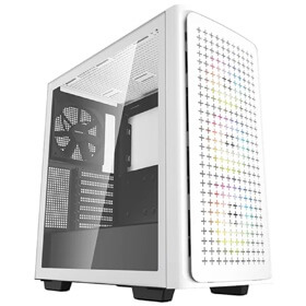 Computer Case Deepcool R-CK560-WHAAE4-G-1 CK560 WH, Mid Tower, Micro-ATX, Mini-ATX, 2xUSB3.0, 1xType-C, 3.5mm, White