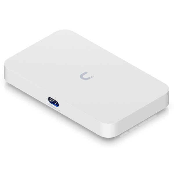 UniFi ქსელის ცენტრალიზებული მართვის მოწყობილობა Ubiquiti UCG-Fiber-EU Cloud Gateway Fiber, Network Management Device, White