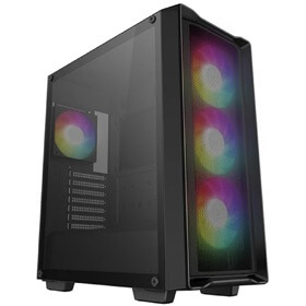 Computer Case Deepcool R-CC560-BKAMA4-G-2 CC560 MESH V2, Mid Tower, Mini-ITX, Micro-ATX, 2xUSB3.0, 3.5mm, Black