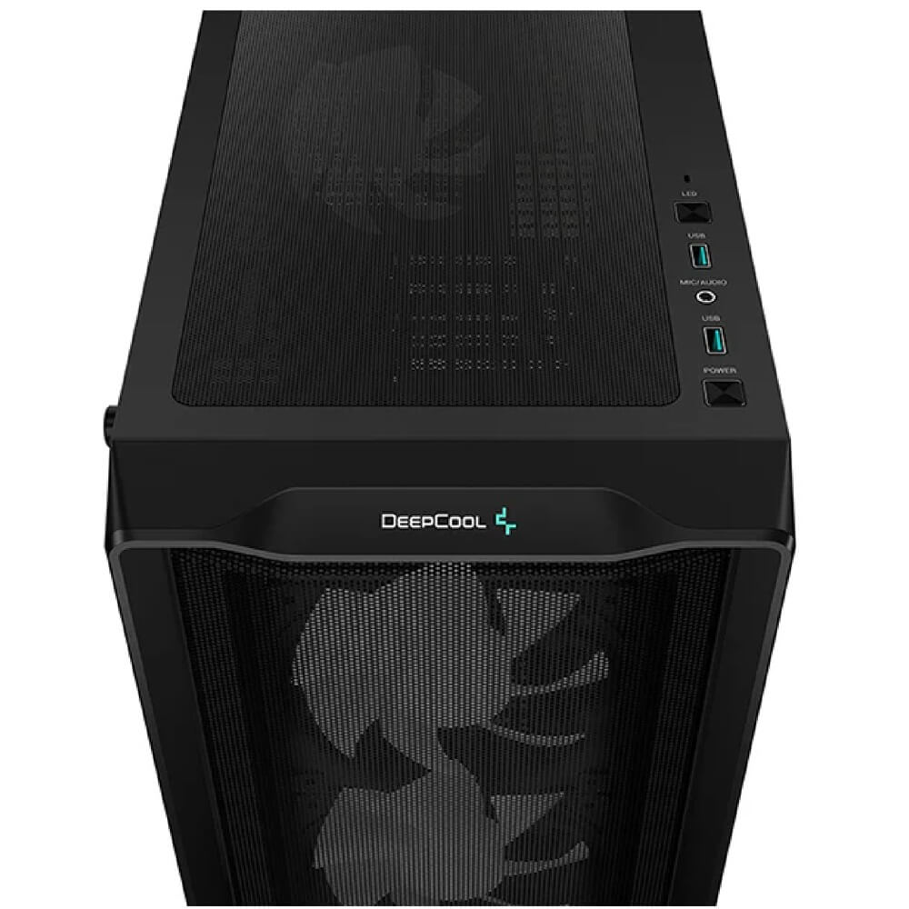 ქეისი Deepcool R-CC560-BKAMA4-G-2 CC560 MESH V2, Computer Case, Mid Tower, Mini-ITX, Micro-ATX, 2xUSB3.0, 3.5mm, Black