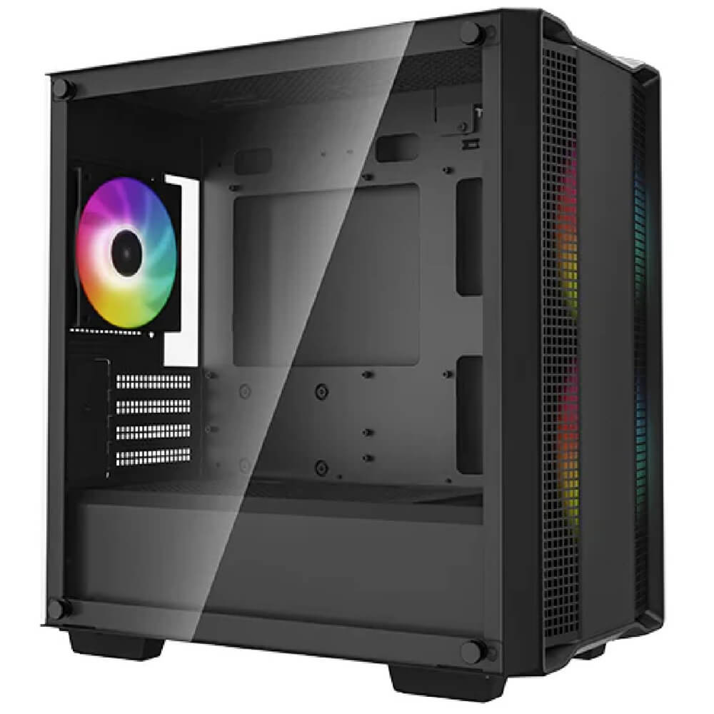 ქეისი Deepcool R-CC360-BKAPM3-G-1 CC360, Computer Case, Mini Tower, Mini-ITX, Micro-ATX, USB3.0, USB2.0, 3.5mm, Black
