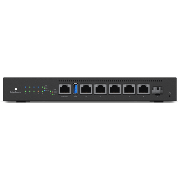 Router Ubiquiti ER-6P-EU EdgeRouter 6 PoE, Black