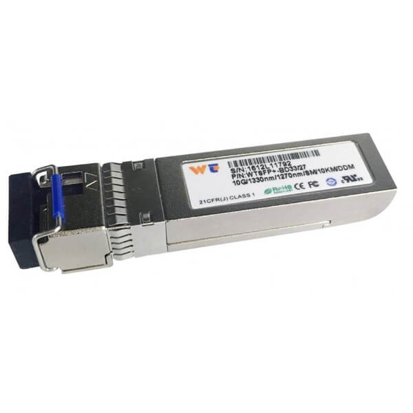SFP მოდული Wintop WT-SFP+-BD-60B, 11.3Gb/s, SFP Module, Silver