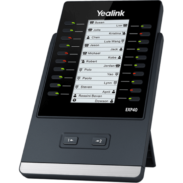 High-Performance LCD Expansion Module Yealink EXP40, Black