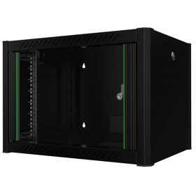 კედლის საკომუნიკაციო კარადა Mirsan MR.WTN07U45DE.01, 7U, Wall-mounted Communication Cabinet, Black