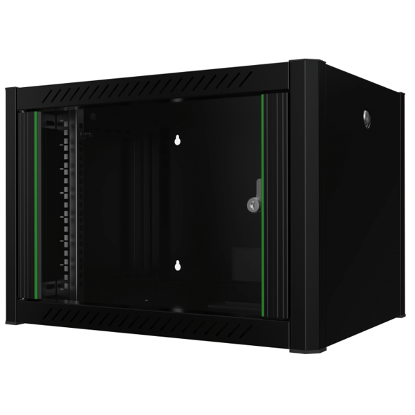 კედლის საკომუნიკაციო კარადა Mirsan MR.WTN07U45DE.01, 7U, Wall-mounted Communication Cabinet, Black