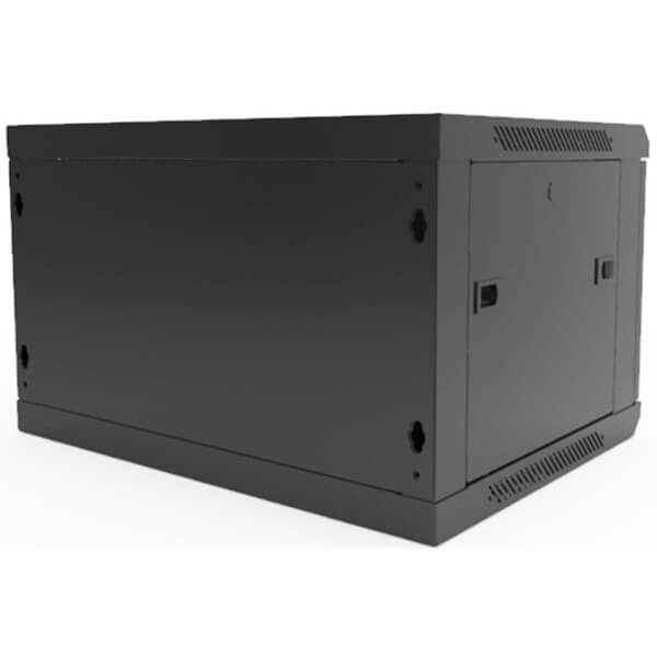 Wall-mounted Communication Cabinet LE WS3-6412, 12U, Black