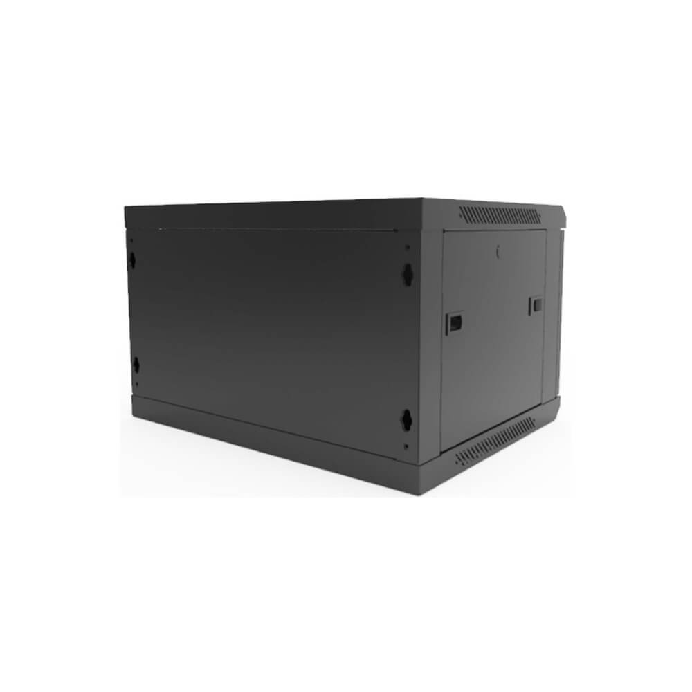 Wall-mounted Communication Cabinet LE WS3-6412, 12U, Black