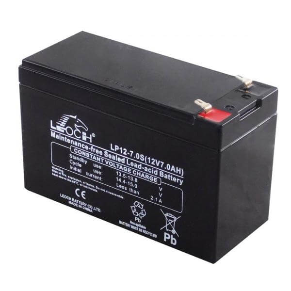 UPS Battery Leoch LP12-7, 12V/7AH, Black