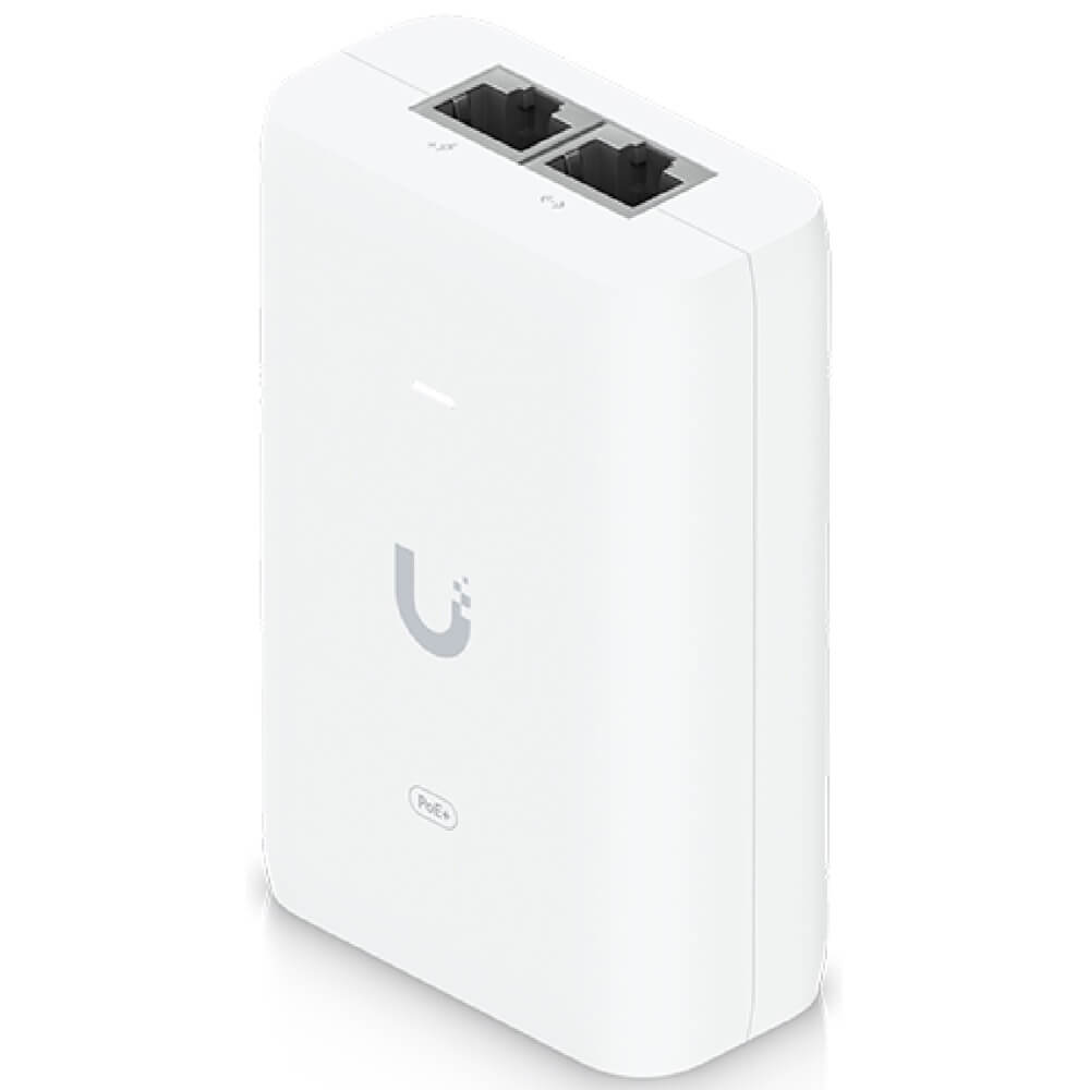 PoE გარდამქმნელი Ubiquiti U-POE-at-EU, PoE Injector, White