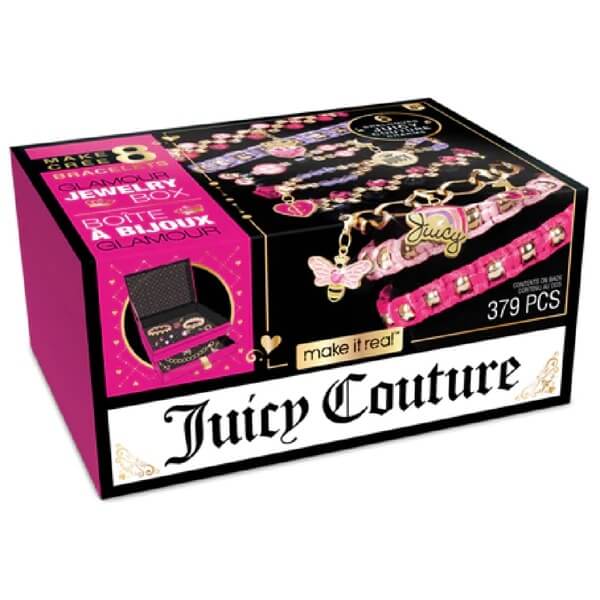 აქსესუარების გასაკეთებელი ნაკრები Make It Real 4461MR, Juicy Couture Glamour Jewelry Box