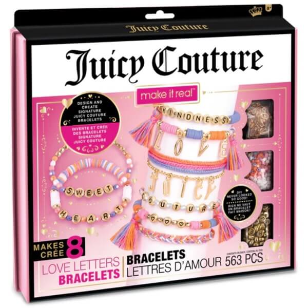 აქსესუარების ნაკრები Make It Real 4412MR, Juicy Couture Love Letters Bracelets