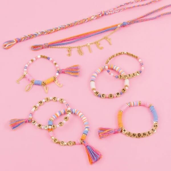 აქსესუარების ნაკრები Make It Real 4412MR, Juicy Couture Love Letters Bracelets