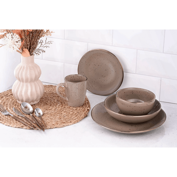 Salad Bowl Ardesto AR0814EBR Emilia, 14cm, Brown