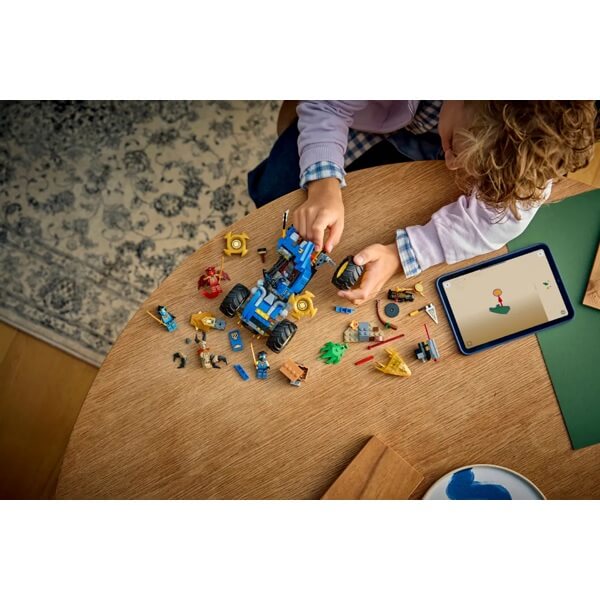 ასაწყობი კონსტრუქცია Lego 71856 NinjaGo Jay's Transforming Car, Prefabricated Construction