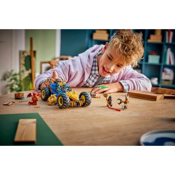 ასაწყობი კონსტრუქცია Lego 71856 NinjaGo Jay's Transforming Car, Prefabricated Construction