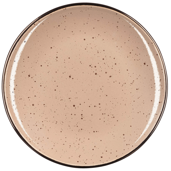 Dessert Plate Ardesto AR0819EBR Emilia, 20cm, Brown