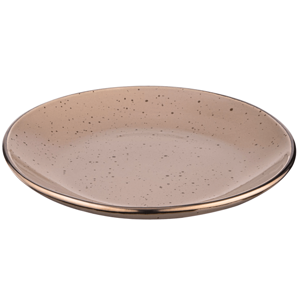 Dessert Plate Ardesto AR0819EBR Emilia, 20cm, Brown