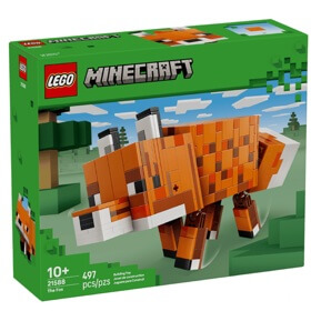 Prefabricated Construction Lego 21588 Minecraft The Fox