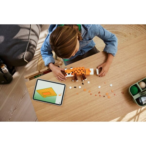 Prefabricated Construction Lego 21588 Minecraft The Fox