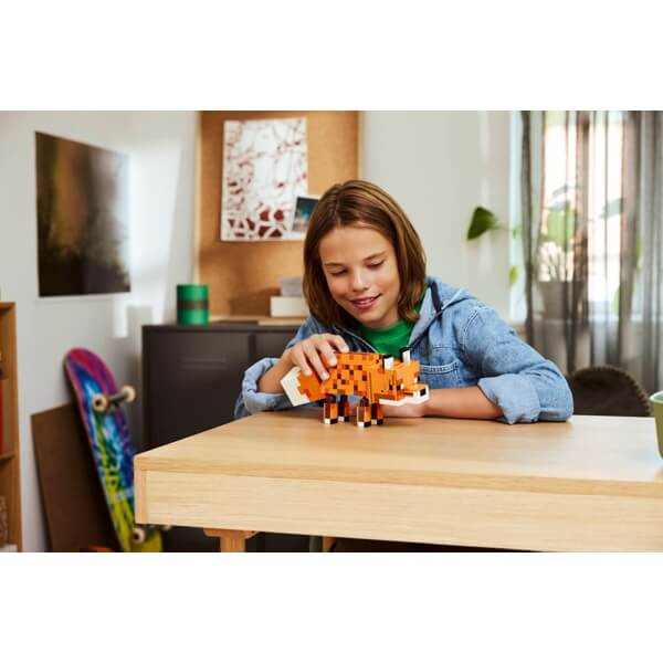 Prefabricated Construction Lego 21588 Minecraft The Fox