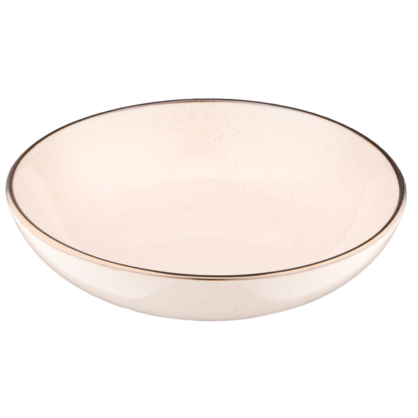 Ardesto Soup plate Emilia, 820ml, 20cm, ceramic, beige