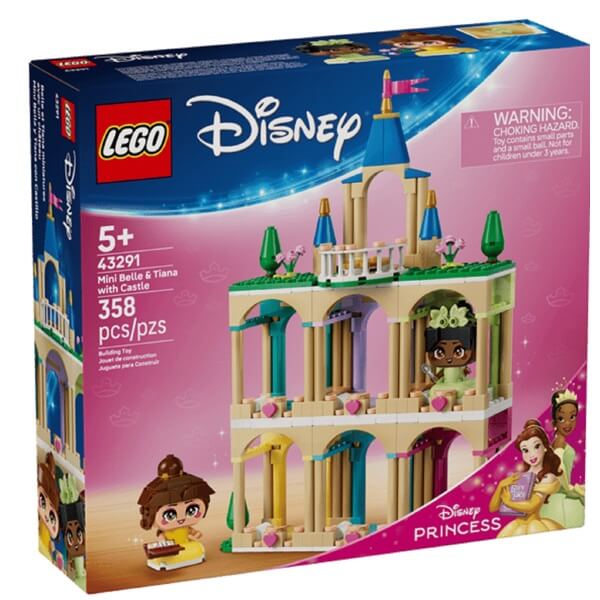 Prefabricated Construction Lego 43291 Disney Mini Belle & Tiana with Castle