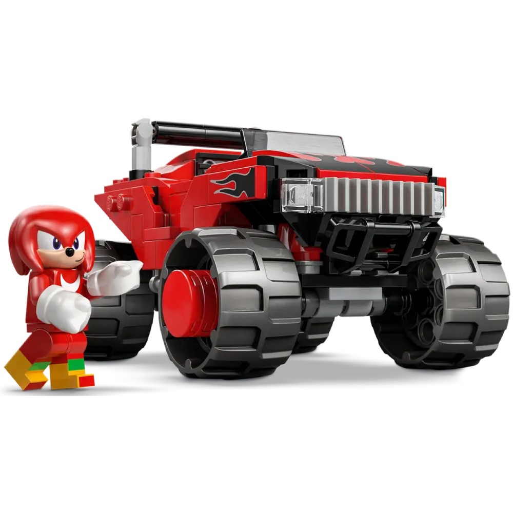 ასაწყობი კონსტრუქცია Lego 77118 Sonic Silver's Car vs. Knuckles' Monster Truck, Prefabricated Construction