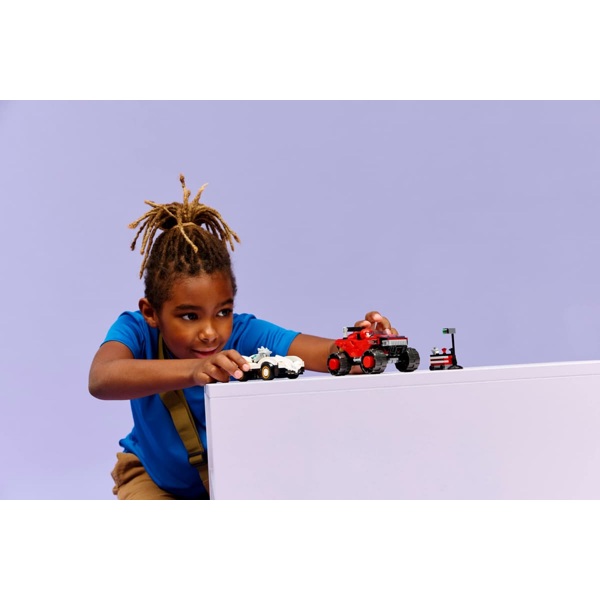 Prefabricated Construction Lego 77118 Sonic Silver's Car vs. Knuckles' Monster Truck