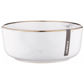 Salad Bowl Ardesto AR2916MRW Marmo, 15.6cm, White