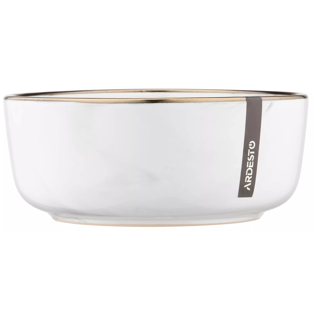 Salad Bowl Ardesto AR2916MRW Marmo, 15.6cm, White