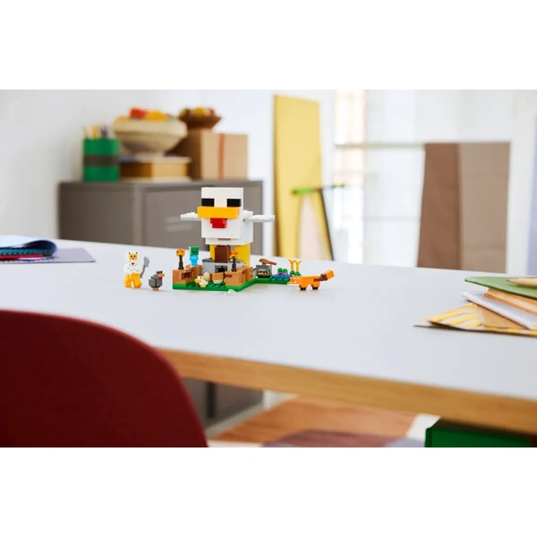 Prefabricated Construction Lego 21585 Minecraft Chicken Farm