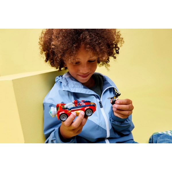 ასაწყობი კონსტრუქცია Lego 76336 Marvel Spider-Man Car vs. Venomized Wolverine, Prefabricated Construction