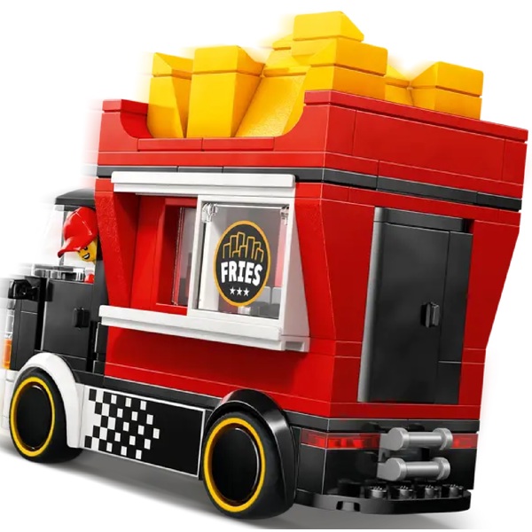 ასაწყობი კონსტრუქცია Lego 60488 City Fries Food Truck, Prefabricated Construction