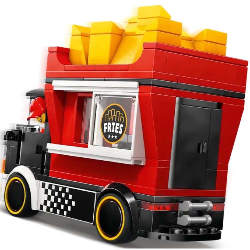 Prefabricated Construction Lego 60488 City Fries Food Truck