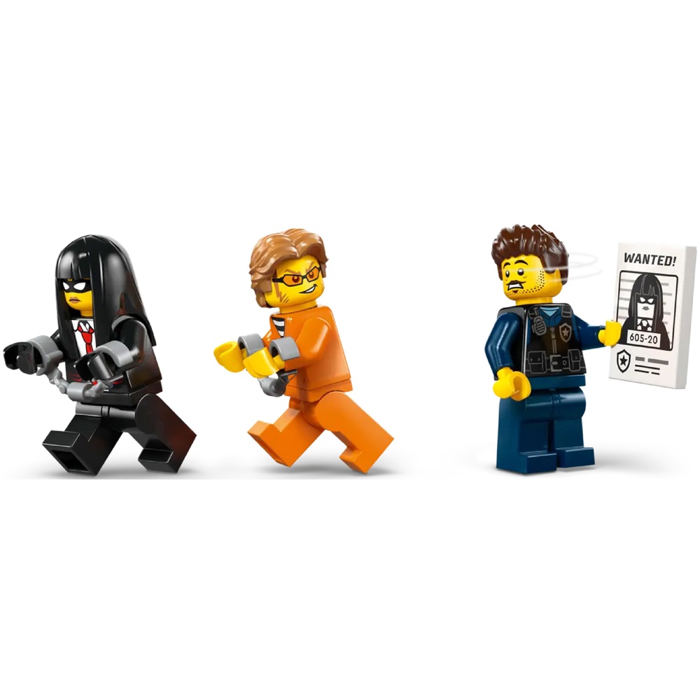 ასაწყობი კონსტრუქცია Lego 60479 City Police Prisoner Transport Van, Prefabricated Construction