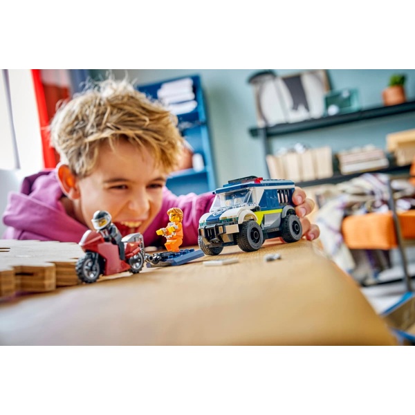 ასაწყობი კონსტრუქცია Lego 60479 City Police Prisoner Transport Van, Prefabricated Construction