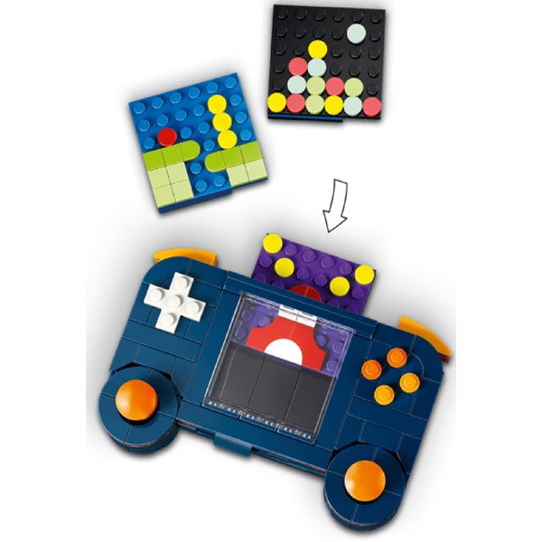 ასაწყობი კონსტრუქცია Lego 31380 Creator 3-in-1 Retro Gaming Console, Prefabricated Construction