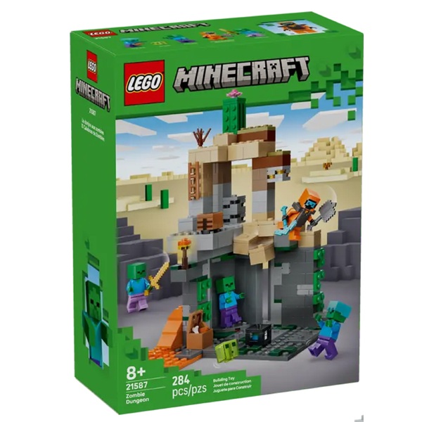 Prefabricated Construction Lego 21587 Minecraft Zombie Dungeon
