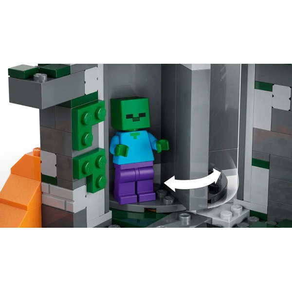 Prefabricated Construction Lego 21587 Minecraft Zombie Dungeon