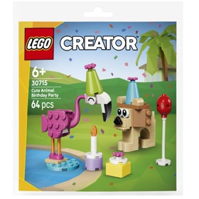 Prefabricated Construction Lego 30715, Cute Animal Birthday Party V29