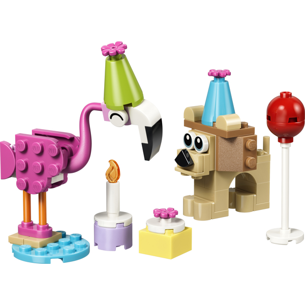 Prefabricated Construction Lego 30715, Cute Animal Birthday Party V29