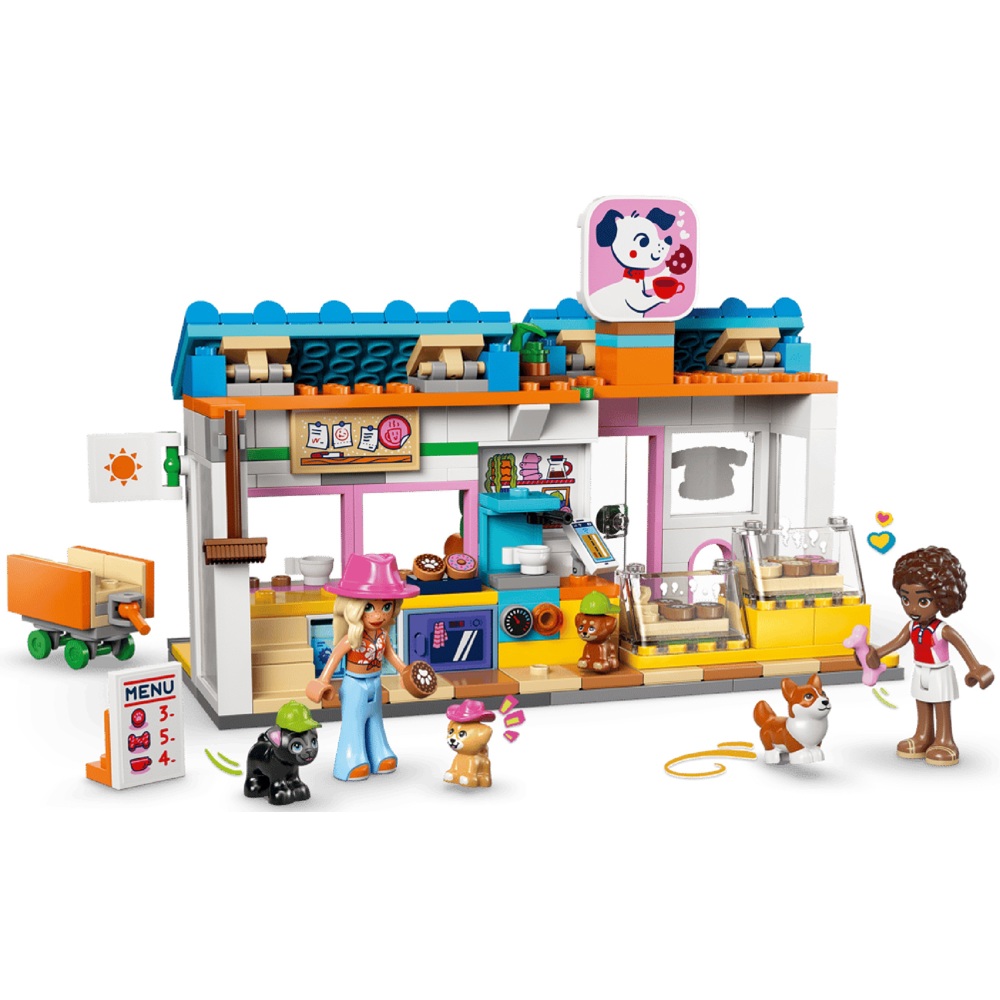 ასაწყობი კონსტრუქცია Lego 42677- Friends Dog Treats Bakery, Prefabricated Construction