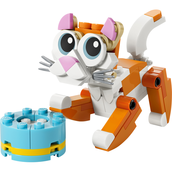 Prefabricated Construction Lego 30714, Creator Orange cat