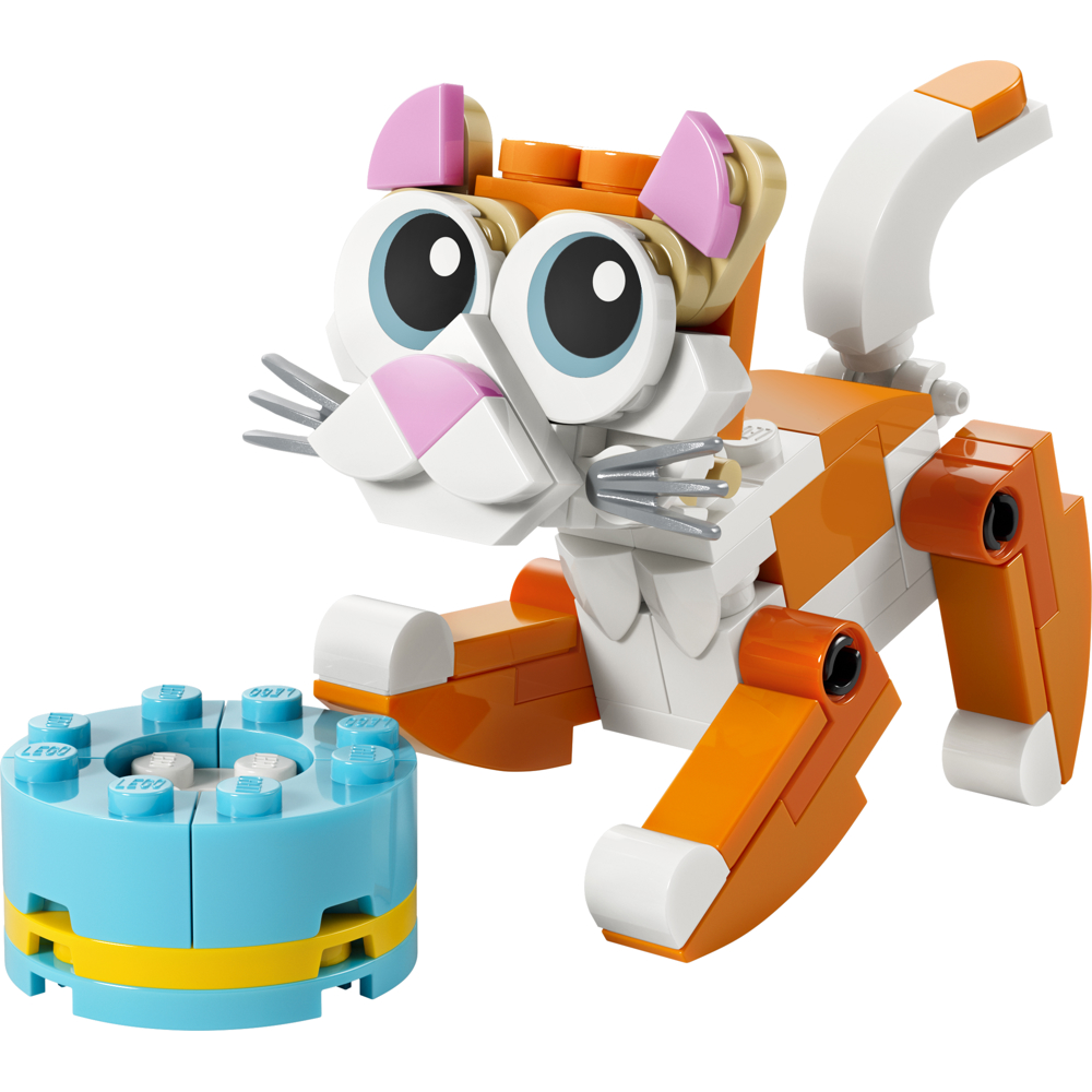 Prefabricated Construction Lego 30714, Creator Orange cat